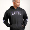 BLACK HOODIE WITH DIAMOND ON SLEEVE 2XL